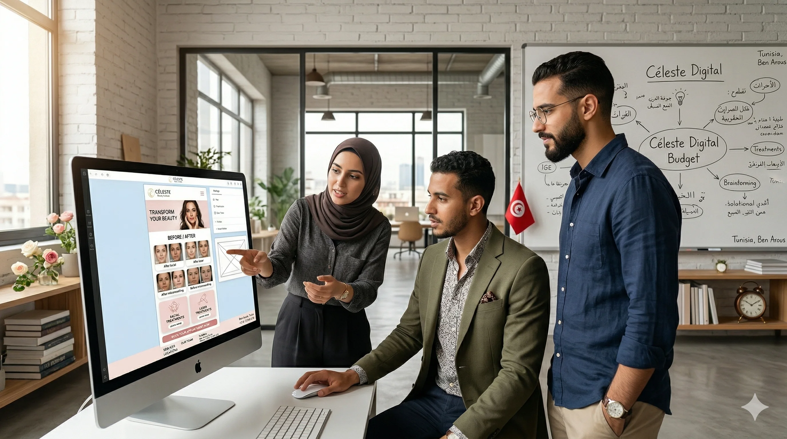 Équipe YallaDigit agence web Tunisie