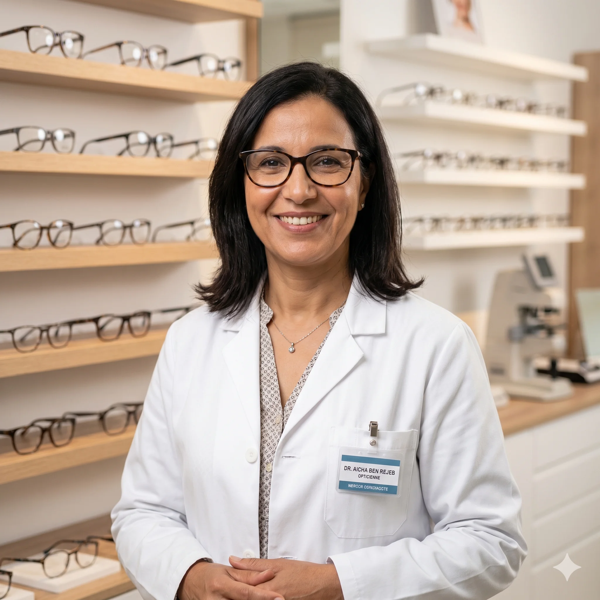 Mme. L., opticienne