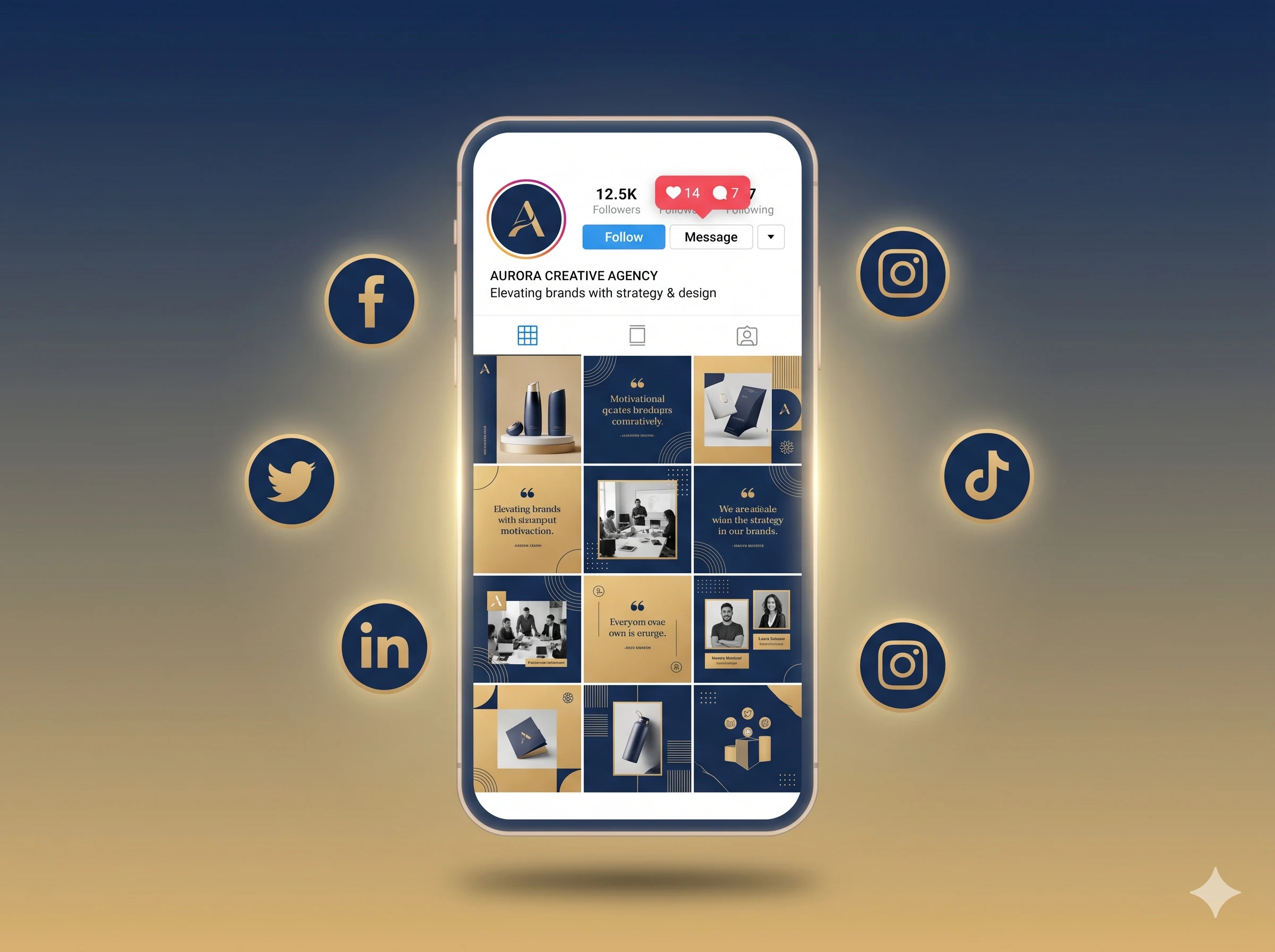 Gestion réseaux sociaux Instagram Facebook Tunisie